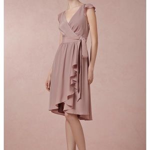 BHLDN Dusty Rose Wrap Sydney Dress